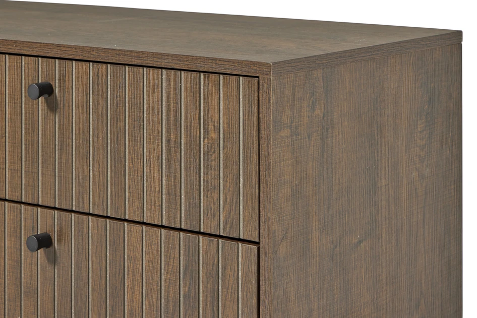 Tino - Tv-bänk, 180x40x55 cm - Brun