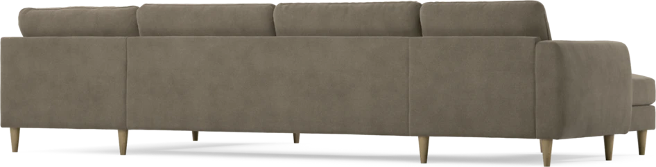 Bridge - 3-sits soffa med schäslong vänster och divan höger - Beige