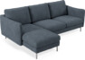 Madison Lux - 2-sits soffa med schäslong vänster - Vit