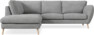 Madison - 2-sits soffa med divan vänster - Vit