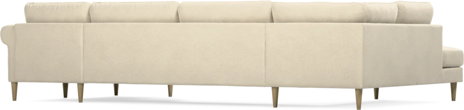 Bridge - 3-sits soffa med divan vänster och schäslong höger - Beige