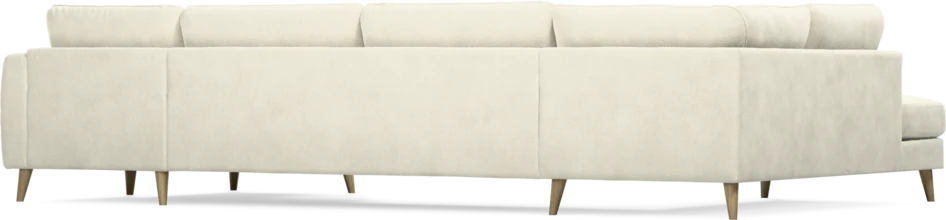 Bridge - 3-sits soffa med divan vänster och schäslong höger - Vit