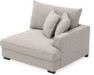 Rossi - 1,5-sits med armstöd höger - Beige