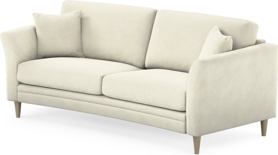 Eden - 2,5-sits soffa svängd - Vit