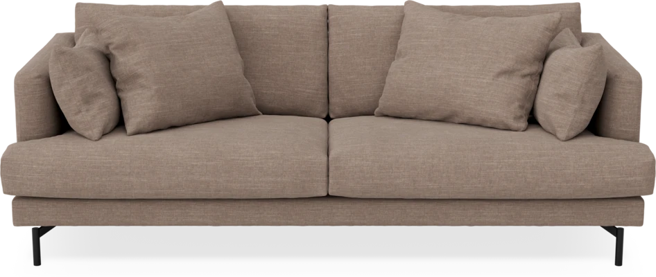 Harper - 3-sits soffa - Brun
