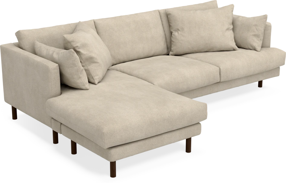 Harper - 4-sits med schäslong vänster - Beige