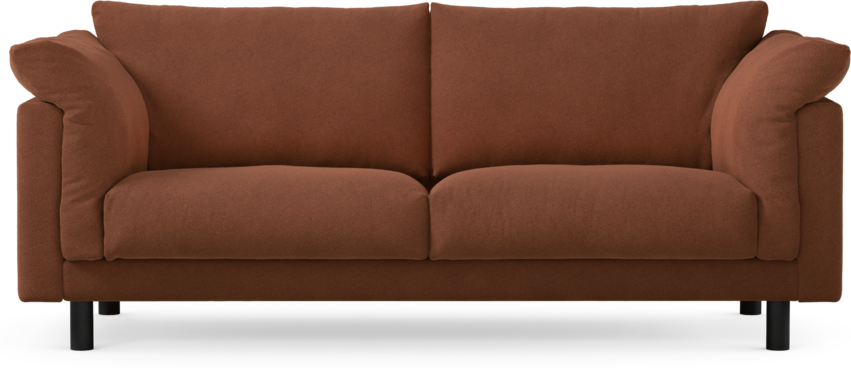 Cherrie - 2,5-sits soffa, fast klädsel - Orange