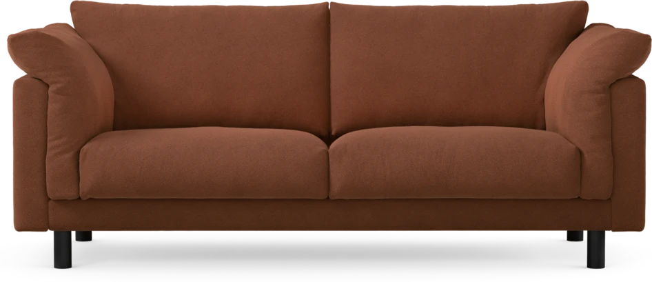 Cherrie - 2,5-sits soffa, fast klädsel - Orange