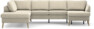 County - 3-sits soffa med divan vänster och schäslong höger - Beige