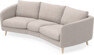 Madison - 3-sits soffa svängd, 70 cm - Beige