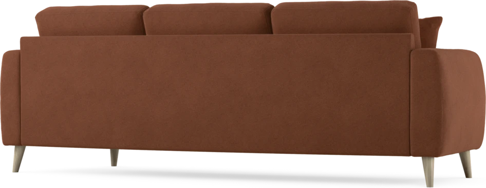 Eden - 3-sits soffa svängd - Orange