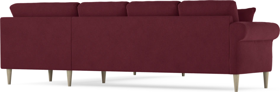 Eden - Hörnsoffa, 3+3-sits - Röd