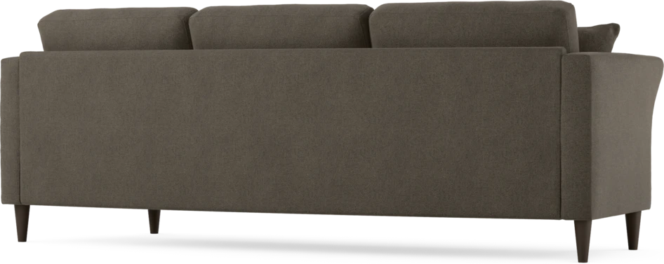 Eden - 3-sits soffa svängd - Brun