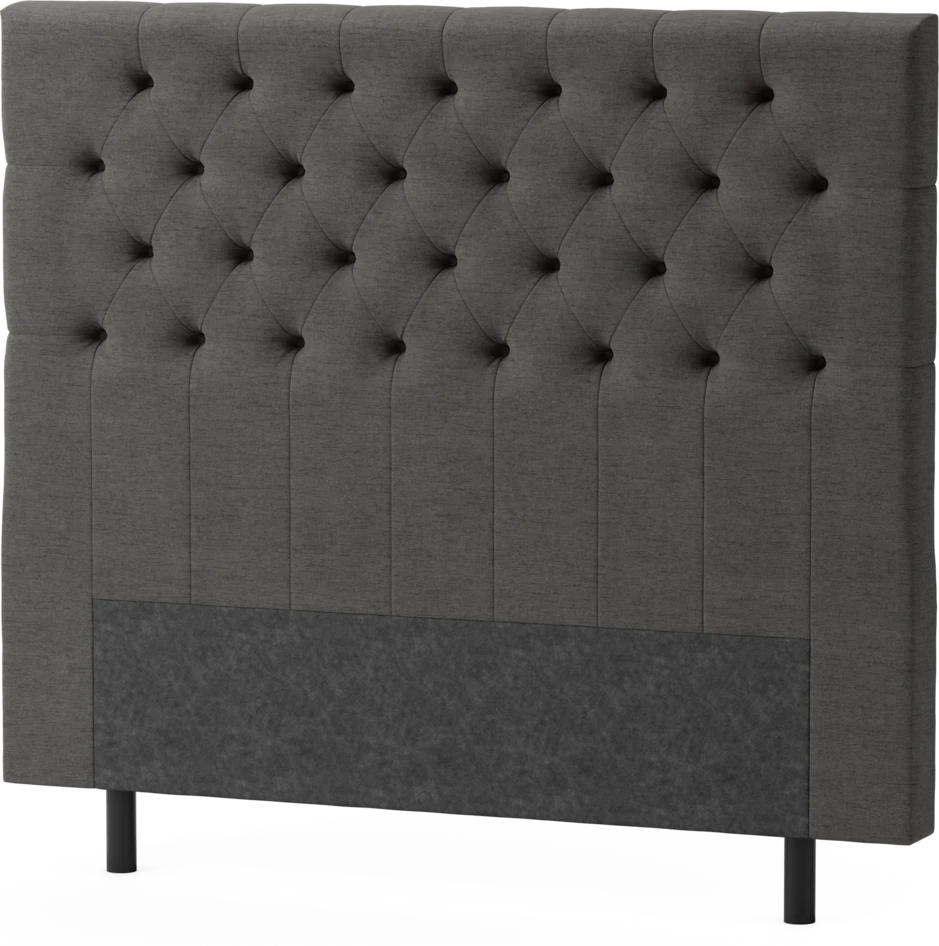 Delux Pikerad XL - Sänggavel, 90-210 cm - Grå