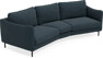 Madison - 3-sits soffa svängd, 90 cm - Turkos