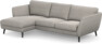 Madison Lux - 2-sits soffa med schäslong vänster - Grå