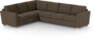 Friday - Hörnsoffa, 2+3-sits - Brun