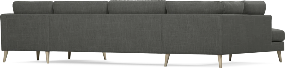 Bridge - 3-sits soffa med divan vänster och schäslong höger - Grå