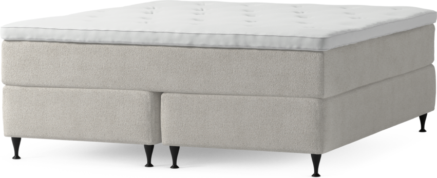 Delux Dream - Kontinentalsäng, dubbelsäng med bäddmadrass och sängben