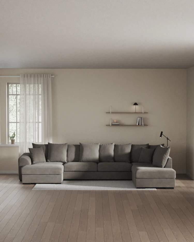 Town - 3-sits soffa med divan höger och schäslong vänster - inspiration