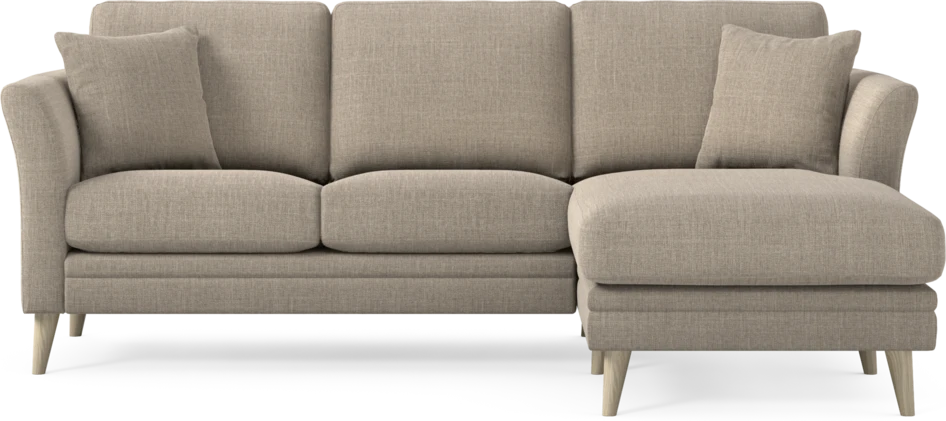 Eden - 2-sits soffa med schäslong - Beige