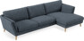 Madison Lux - 3-sits soffa med schäslong höger - Vit