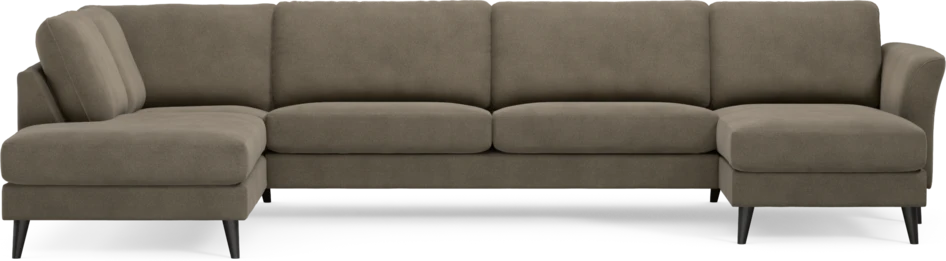 Bridge - 3-sits soffa med divan vänster och schäslong höger - Beige
