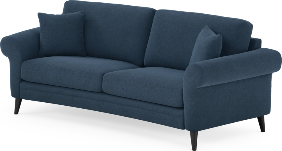 Eden - 2,5-sits soffa svängd - Blå