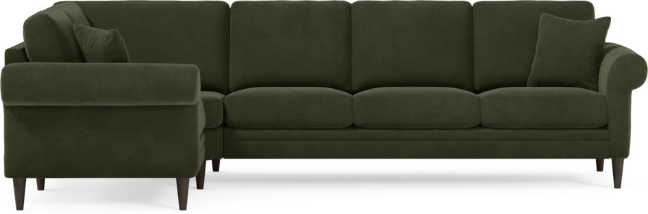 Eden - Hörnsoffa, 1+3-sits - Grön