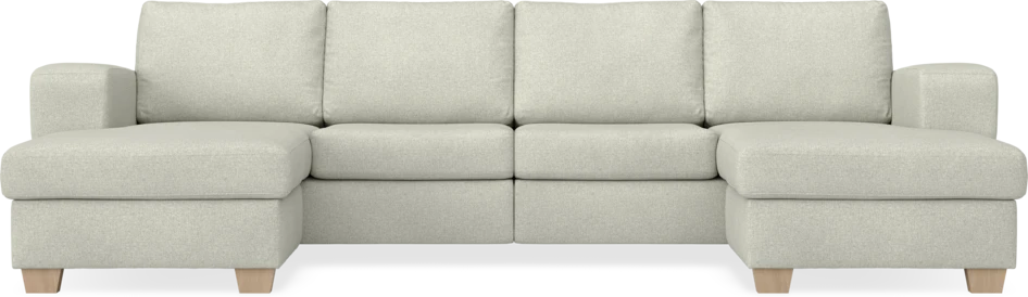 Friday - 2-sits soffa med två schäslonger - Beige