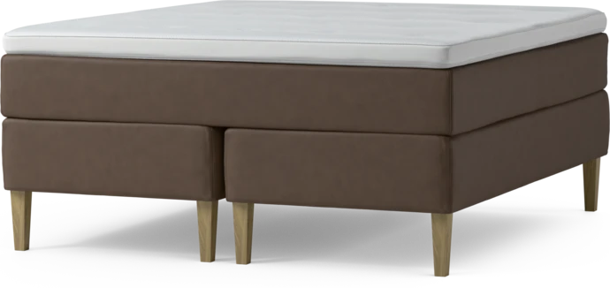 Delux Exclusive, Kontinentalsäng, dubbelsäng med bäddmadrass och sängben