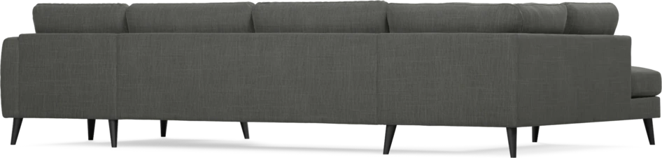 Bridge - 3-sits soffa med divan vänster och schäslong höger - Grå