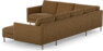 Madison Lux - Hörnsoffa med schäslong höger - Brun