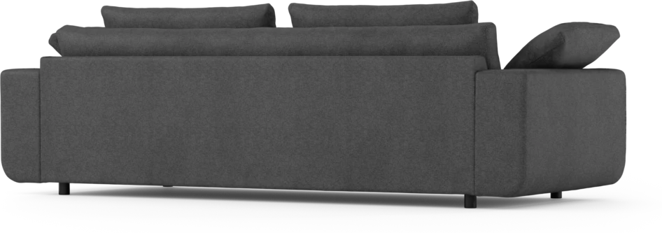 Amie - 4-sits soffa - Svart