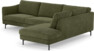Madison Lux - 3-sits soffa med divan höger - Grön