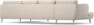 Madison Lux - 2-sits soffa med schäslong vänster och divan höger - Beige