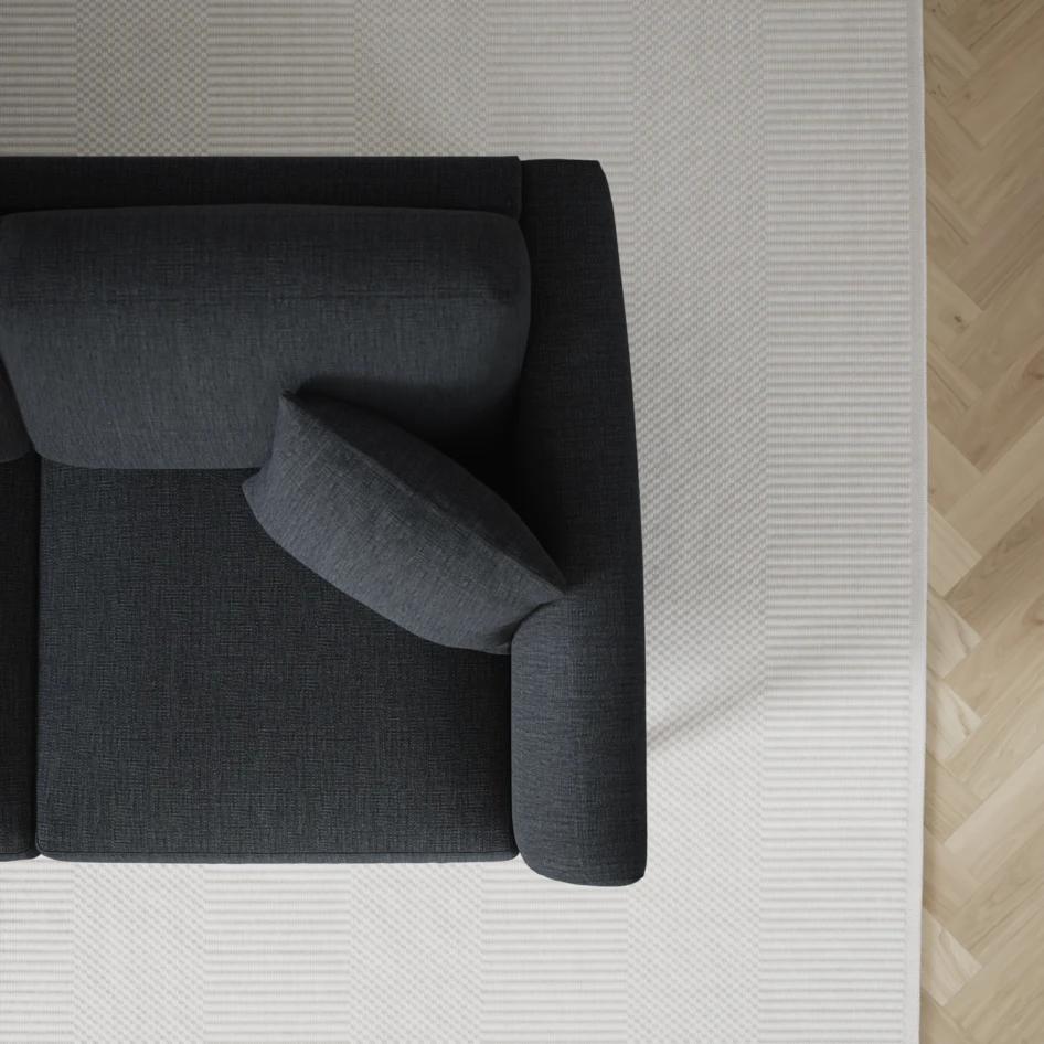 Eden - Hörnsoffa, 1+3-sits - Blå