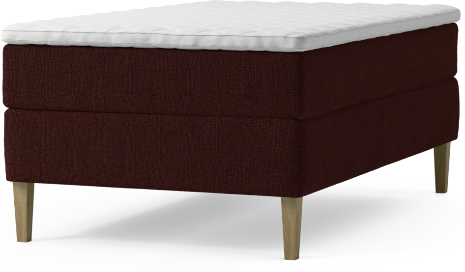 Delux Dream - Kontinentalsäng, enkelsäng 120 cm med bäddmadrass och sängben