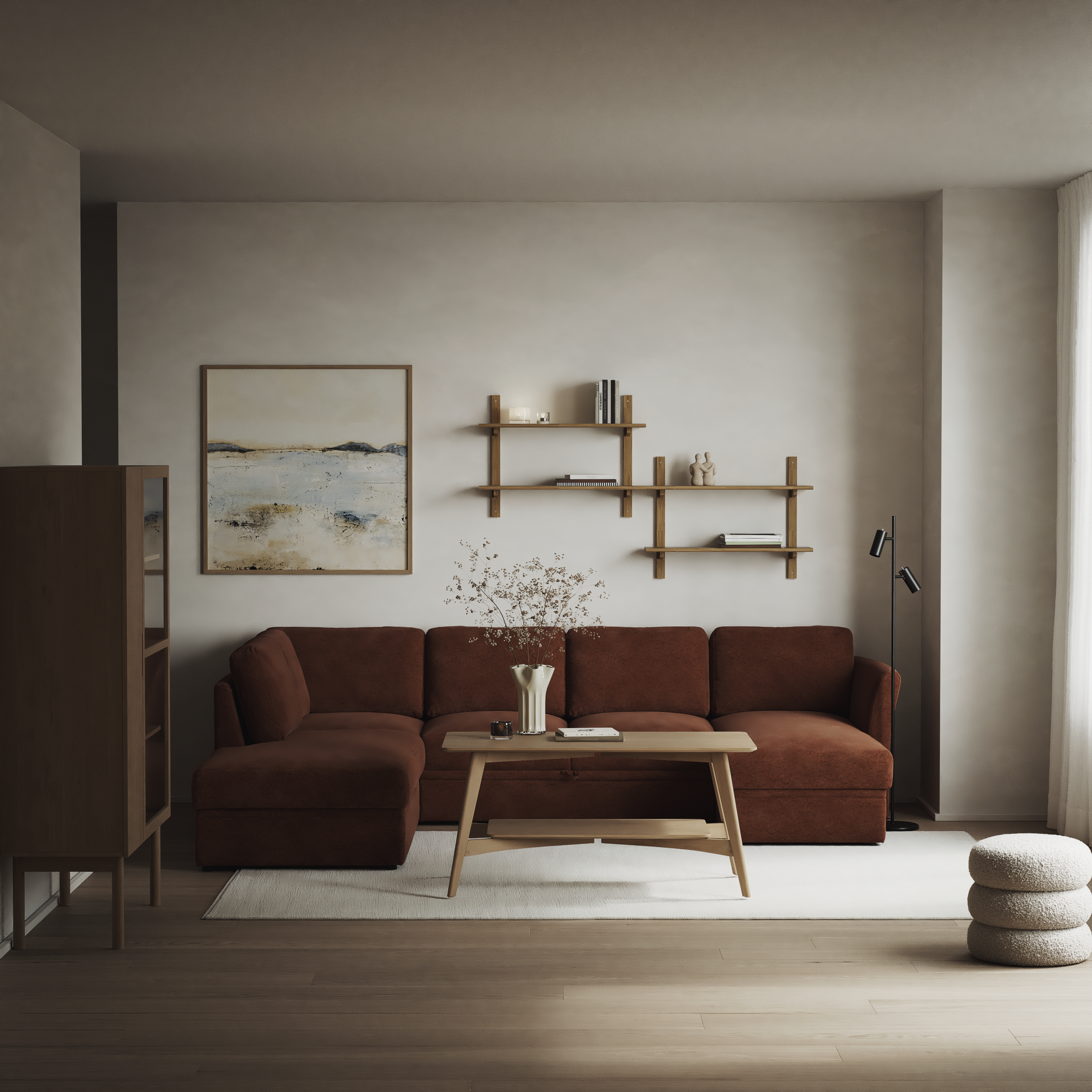 Öland - Bäddsoffa med divan vänster och schäslong höger - inspiration
