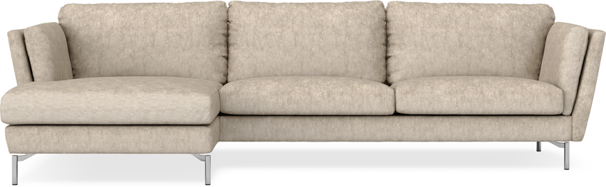 Madison - 3-sits soffa med schäslong vänster - Beige