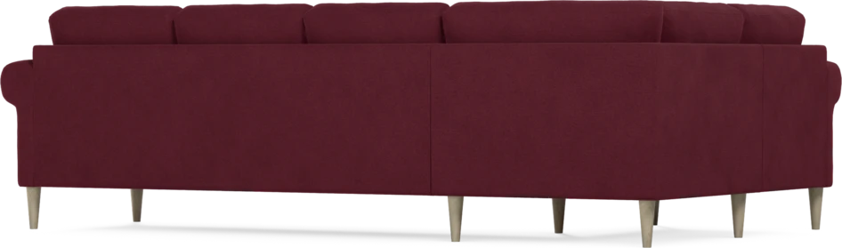 Eden - Hörnsoffa, 1+3-sits - Röd