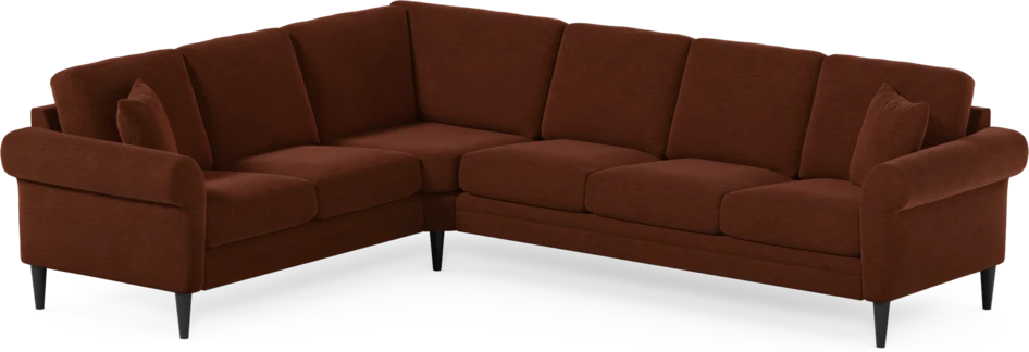 Eden - Hörnsoffa, 2+3-sits - Orange