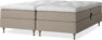 Delux Sense - Ställbar säng, dubbelsäng med bäddmadrass - Beige