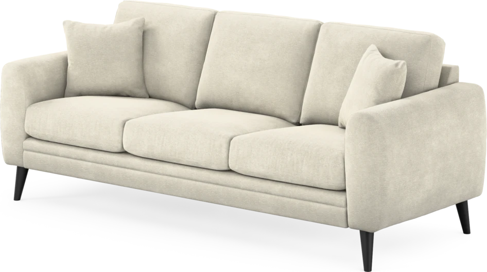 Eden - 3-sits soffa - Vit
