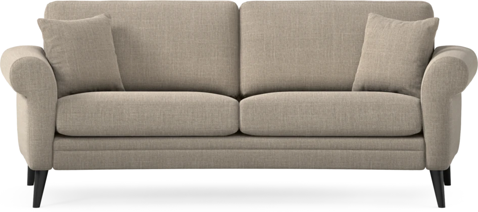Eden - 2,5-sits soffa svängd - Beige