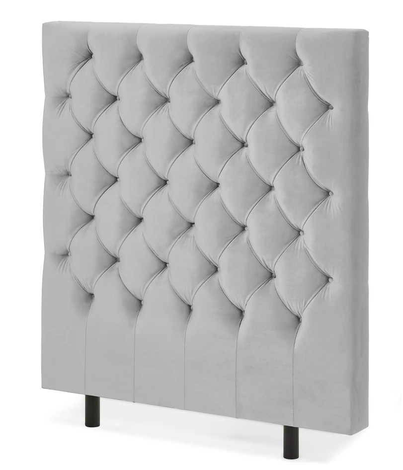 Avon XL pikerad - Sänggavel, B 90-140 cm - Grå