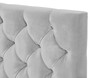 Avon L pikerad - Sänggavel, B 90-140 cm - Grå