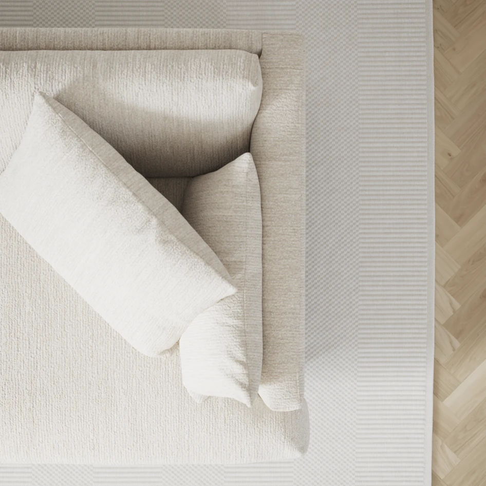 Harper - 3-sits soffa - Vit