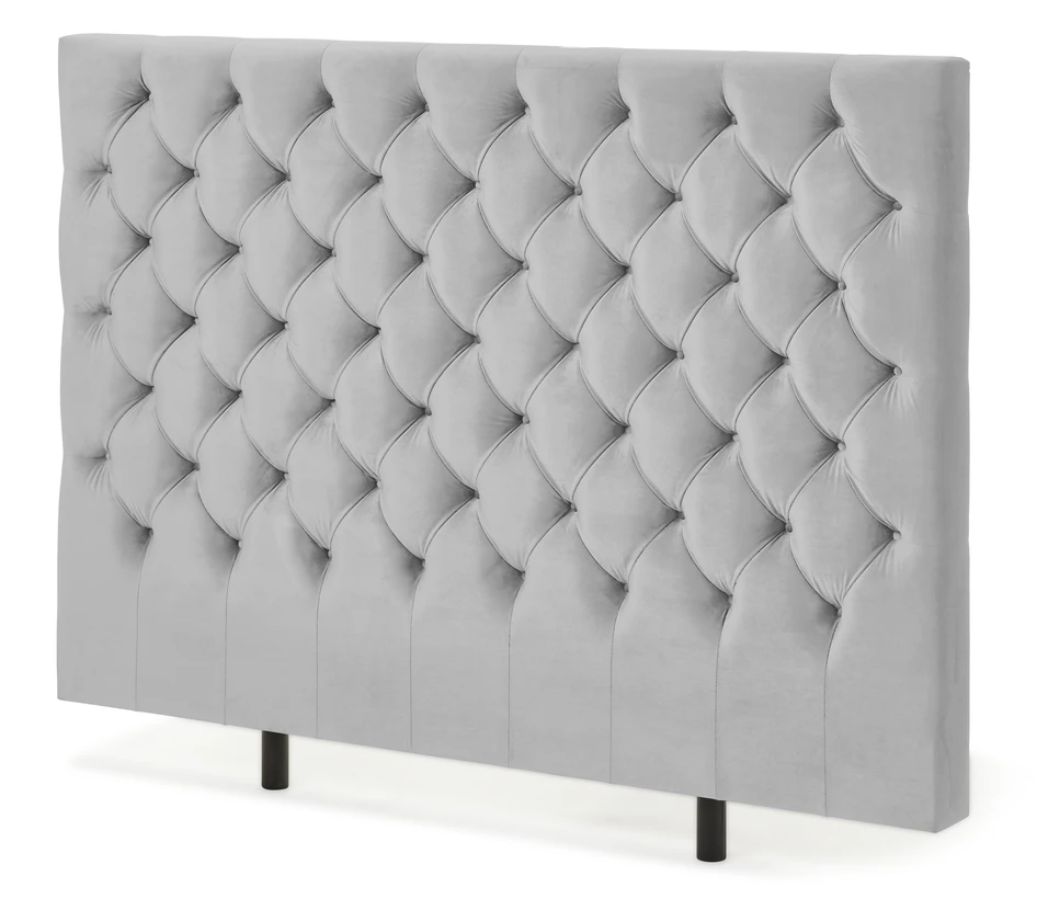 Avon XL pikerad - Sänggavel, B 160-210 cm - Grå