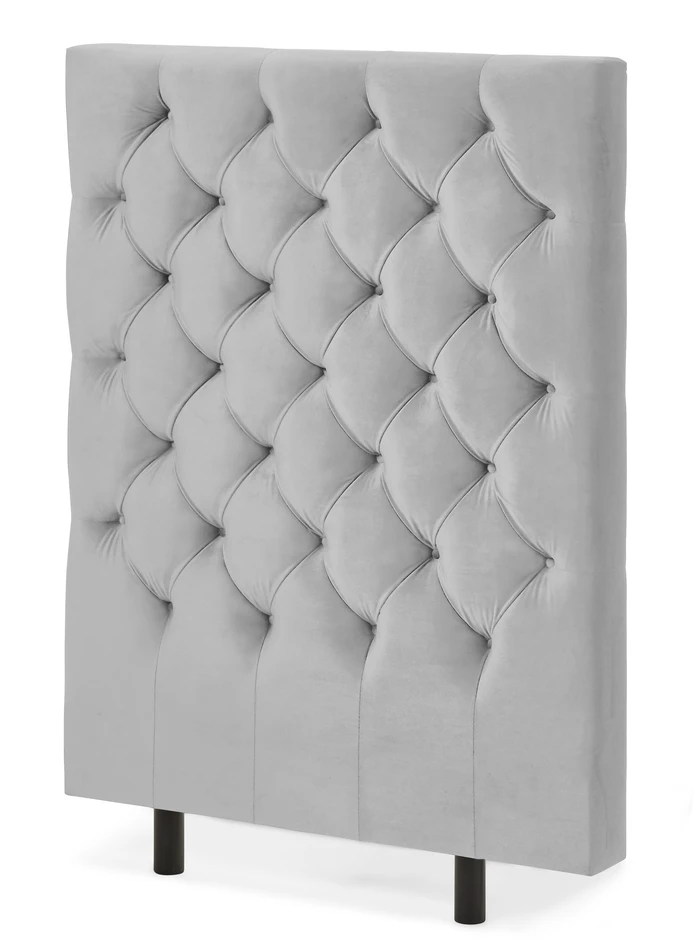 Avon XL pikerad - Sänggavel, B 90-140 cm - Grå